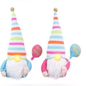NEW Plush LED Happy Birthday Gnome